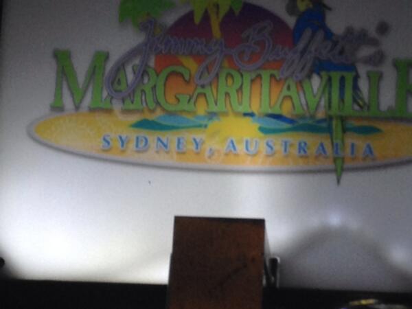 JamesMaida's tweet photo. @jimmybuffett Jimmy's here too.  #darlingharbor syd Australia http://t.co/FWbFEsvUMZ