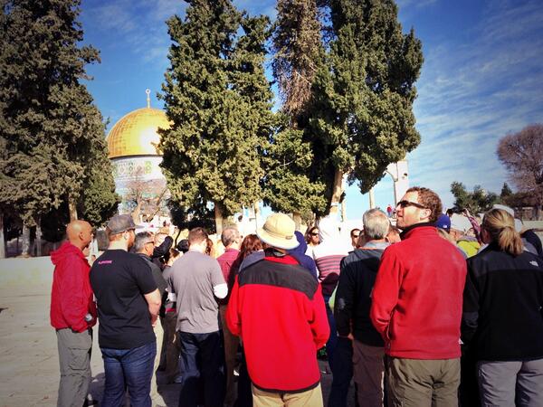 Learning about the Temple Mount #gtitours