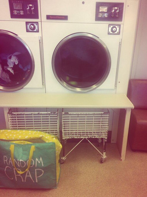 I am having a sauna experience in the laundrette this morning!! Check out that bag! #laundrette #melting<a href="/tag/melting"class="tags"><span>#melting</span></a><a href="/tag/laundrette"class="tags"><span>#laundrette</span></a><a href="/tag/randomcrap"class="tags"><span>#randomcrap</span></a>