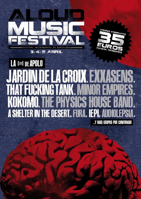 fuzzcollective's tweet photo. @furaband estarán en la próxima edición del Aloud Music Festival!! + info y venta de entradas: http://t.co/cHUd06mO4R http://t.co/QVXw1IFBPt