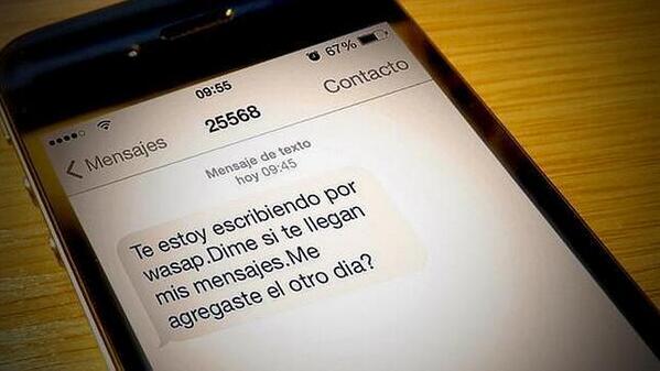 Sevillainforma's tweet photo. ATENCIÓN: Si recibes un SMS como este, no lo contestes. Es un fraude, te cobrarán cada mensaje enviado y recibido http://t.co/LHnBbOtl4A