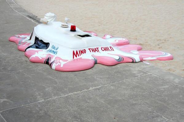 _theinspiration's tweet photo. Melting Sculpture By artist James Dive http://t.co/X4pGjllXtC