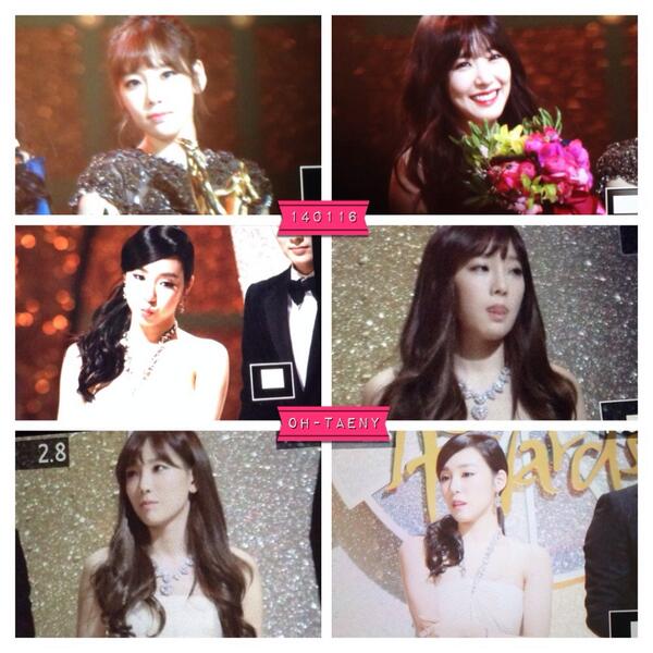 [PIC][16-01-2014]Hình ảnh từ "JTBC 28th Golden Disk Award" của MC TaeYeon và Tiffany vào tối nay + SNSD giành chiến thắng với 2 giải thưởng BeGjyBHCQAAI4mC