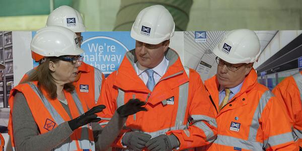 10DowningStreet's tweet photo. PM: Big infrastructure projects like #Crossrail are the foundation-stone on which business can grow #BuildingBritain http://t.co/8gtiypqmwY