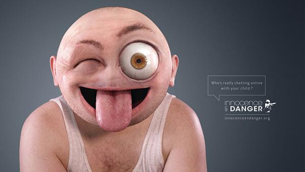 AdFreak's tweet photo. Internet predators as terrifying emoji: http://t.co/Y3vi0XOKzU http://t.co/XhfDiLZdmf