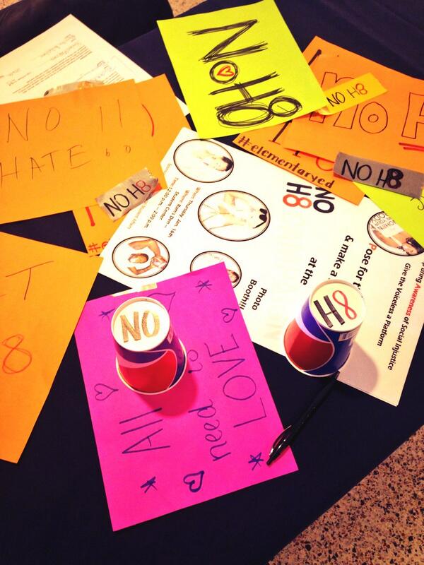 JICSU's tweet photo. Thanks everyone for coming out and supporting the #NOH8CAMPAIGN http://t.co/79sKQdYQgj