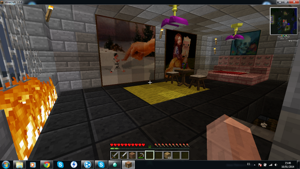 LuciaGaroz's tweet photo. Que preciosura de habitación maincraftiana http://t.co/w34tzeDLmF