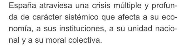 somosvox's tweet photo. #España atraviesa una crisis múltiple. #VOX http://t.co/CozkmpqRSf