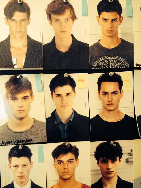 MaisonValentino's tweet photo. Let's here it for the boys. Yesterday's male model line up. Watch the show on http://t.co/qIcoMiXeBl #fallwinter1415 http://t.co/0lCDiH7NeV