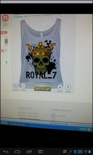 ItzRoyal7's tweet image. Royal 7 women's tank top 
$20