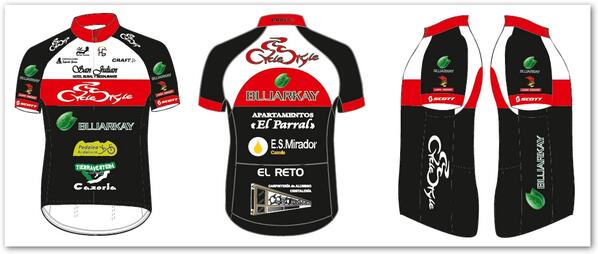 cyclstybujarkay's tweet photo. Asi sera la equipacion del Cyclestyle-Bujarkay Team en 2014. http://t.co/JulcrSO0qG