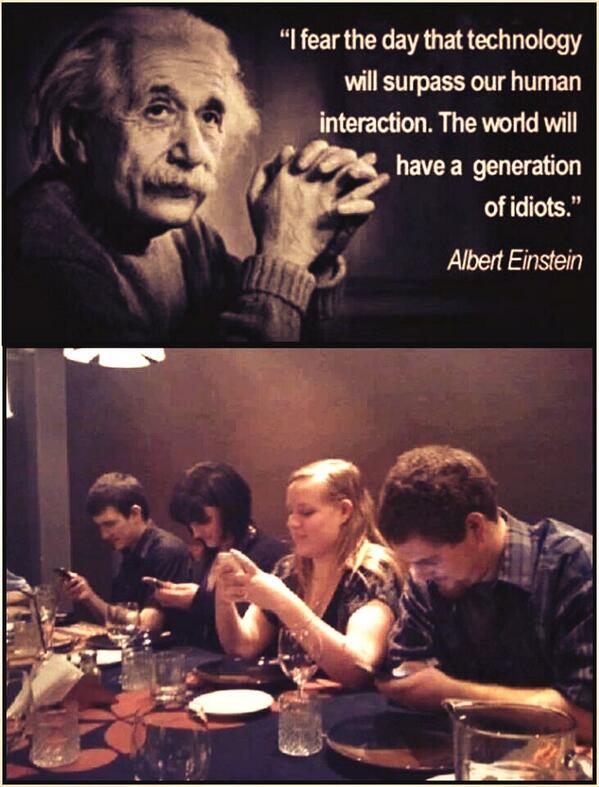 Zeeeshh's tweet photo. Einstein words r so frightening true, it makes my hair stand on end #GenerationOfIdiots http://t.co/g3hFdks1Fk