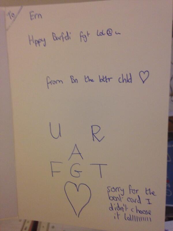 ErinWhiteside16's tweet image. Sibling love #spack #13writeslike3 #bro