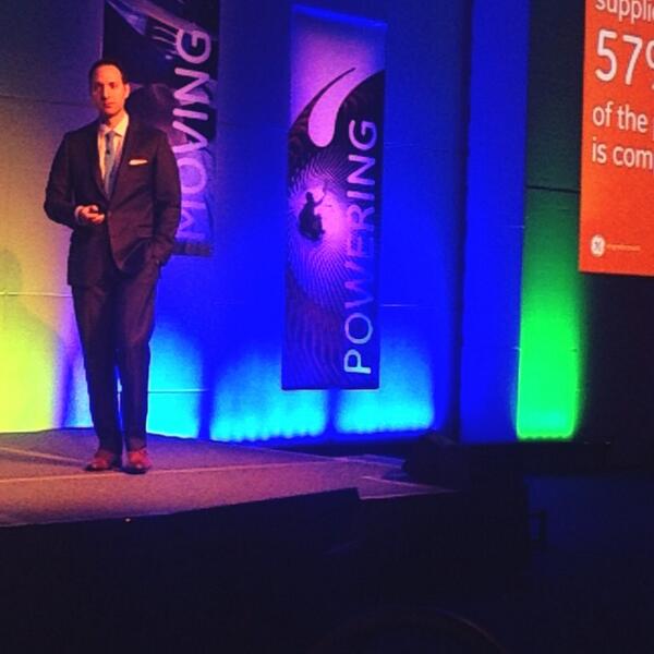 VeoliaWaterTech's tweet photo. Our digital marketing expert @Steven_Pepe sharing insights into customer behavior #GECPC http://t.co/Eg0esf8F9R