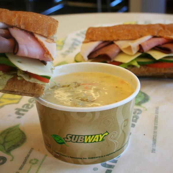Grcece's tweet photo. RT @SUBWAY: Who needs spoons when you’ve got subs? http://t.co/pkDFhIrLhq