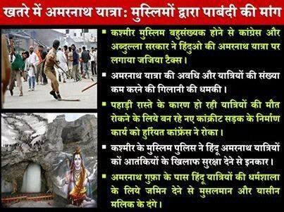 mayur2341's tweet photo. #KnowTheTruth "Hinduo ki Amarnath Yatra Khatre mein. Muslimo duara Paabandi ki maang" Hindu's Rise4Justice http://t.co/wXNzh6ylW7