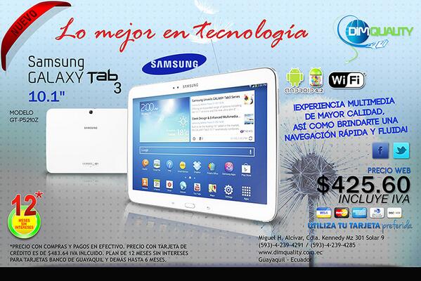 paperviuh's tweet image. “@DimqualitySA: Galaxy Tab 3 en #dimquality http://t.co/PPB186VRWB” @MurilDiana