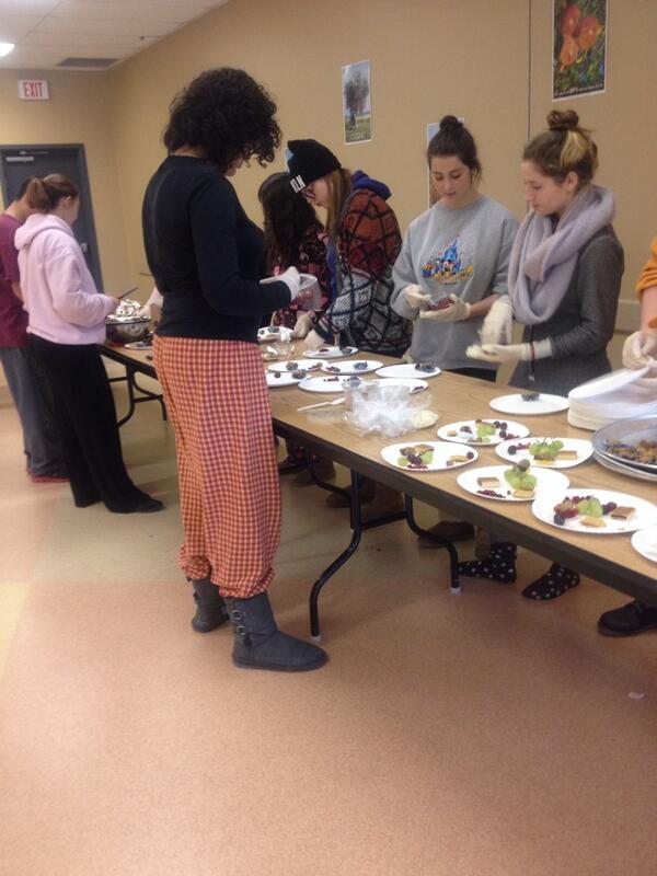 alexamadison2's tweet image. Lunch ladies hard at work