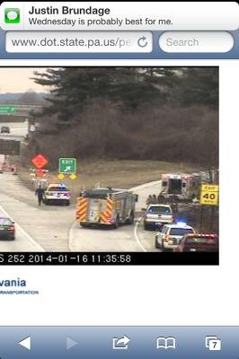 TEPatch's tweet image. Accident just cleared on 202 South at 252. Driver extracted by firefighters. No details yet...
