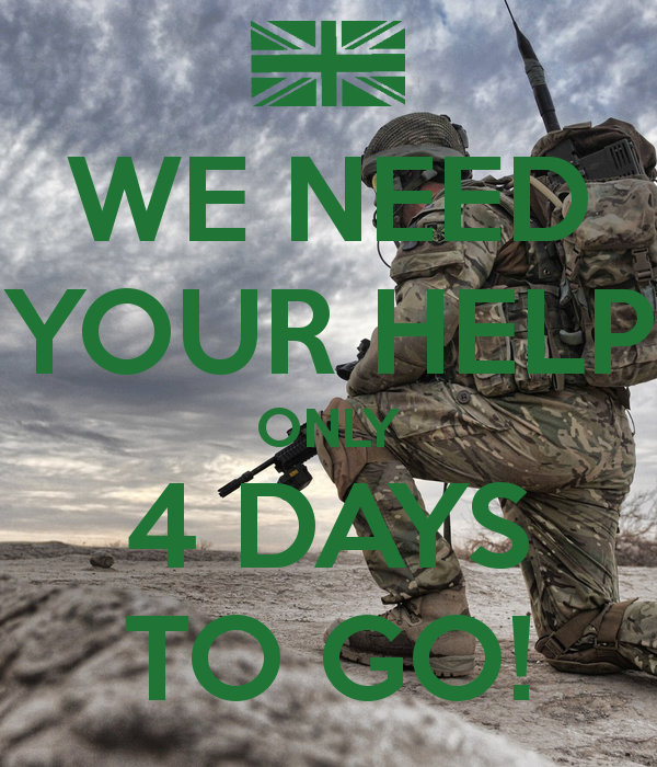 MarkElliott52's tweet photo. “@kajakimovie 4 DAYS TO GO!
http://t.co/CXfqSEIW57
. @IndiegogoFilm http://t.co/kgUBov4l2Z” Pse support! @HelpforHeroes @RossKemp RT