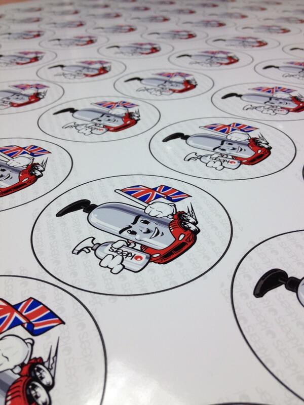 kleers's tweet photo. 10,000 Professor K stickers on their way around the world.... Have you got yours? #kleers http://t.co/yhlubnTxCn