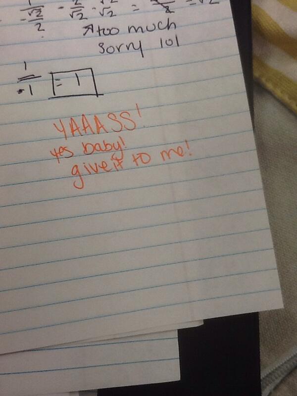 shithousing828's tweet image. I like to grade my own work. I motivate myself. #precalProblems