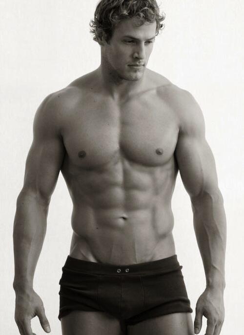 Muscle hunk with the curly hair, Sean Sullivan, 30.