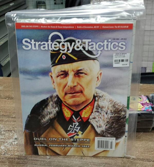 GamesofBerkeley's tweet image. Issue 285 of #StrategyandTactics -- DUEL ON THE STEPPE: RUSSIA, FEBRUARY-MARCH 1943 -- has arrived.