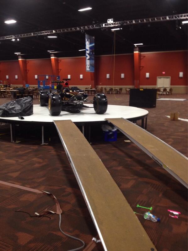 pcrowcombe's tweet image. In case you wondered how they got the. Car on the podium #JuniperGPC