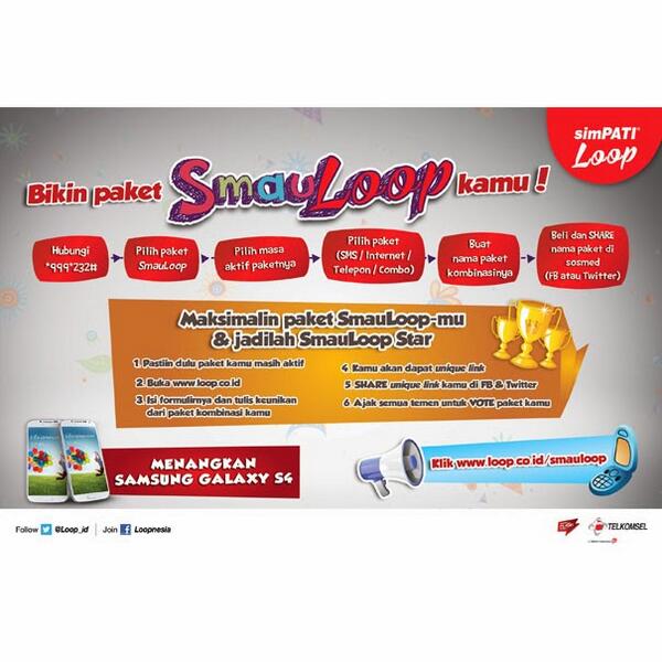 ELFARAFM's tweet image. Nongkrong smauloop yuk #simpatiloop,bebas bikin paket semau kita &amp;amp; Ikuti SmauLoop Star klik loop.co.id/smauloop