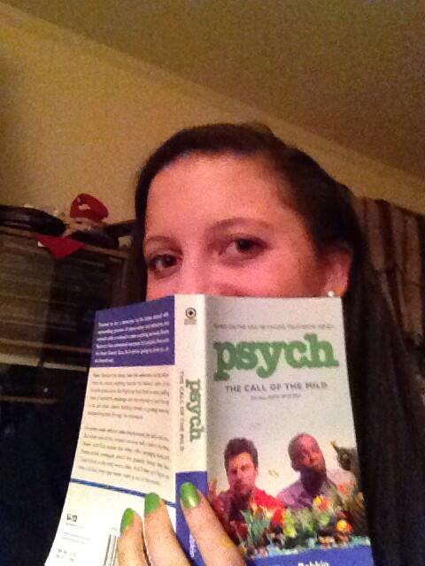 TVFanoftheYear's tweet photo. Got lost in a good book this evening! @Psych_USA #Psych #CallOfTheMild #Circa2009 #S4Territory http://t.co/hSXftg3CMI