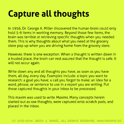MaximsTheBook's tweet photo. CAPTURE ALL THOUGHTS. As soon as you have an idea write it down. http://t.co/GIELcrjUhu
