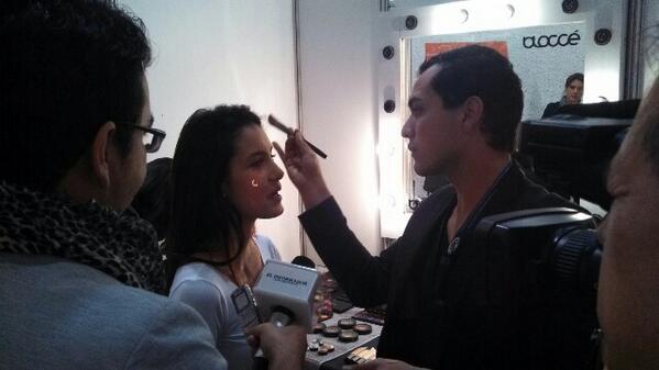 EdoEspectaculos's tweet image. Estamos en backstage de #Intermoda2014 ¿Adivinen quién está en entrevista?