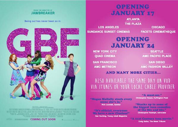 LisaLoeb's tweet photo. Need #weekend plans? Go see @GBFmovie w/ @KITscarbo (Costume Designer) and @DarrenStein (Director)! http://t.co/He3gOfdMpb