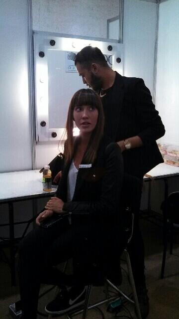 EdoEspectaculos's tweet image. La actriz Fernanda Romero también está visita en #Intermoda2014 como imagen oficial de #LuciParís