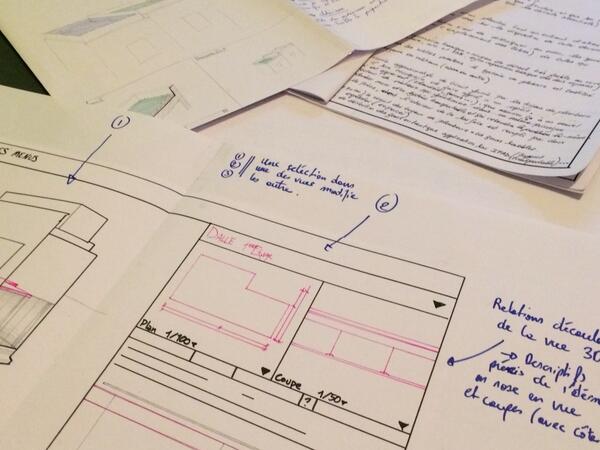 SKubicki's tweet image. Today our Master Architecture students designed #4D visualisations - #BIM on paper! cc @bossec2000