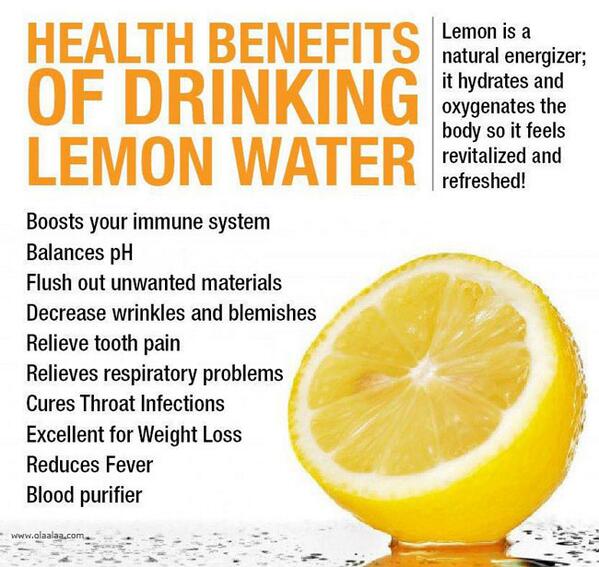 BodyModesto's tweet image. Ask for lemon in your water at restaurants, or get lemon extract to put in your water bottle daily. Drink up :)