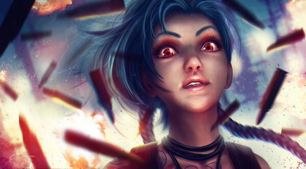 Hikekura's tweet image. #LoL Para los amantes de Jinx