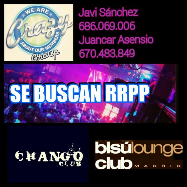 Se buscan RRPP!!!