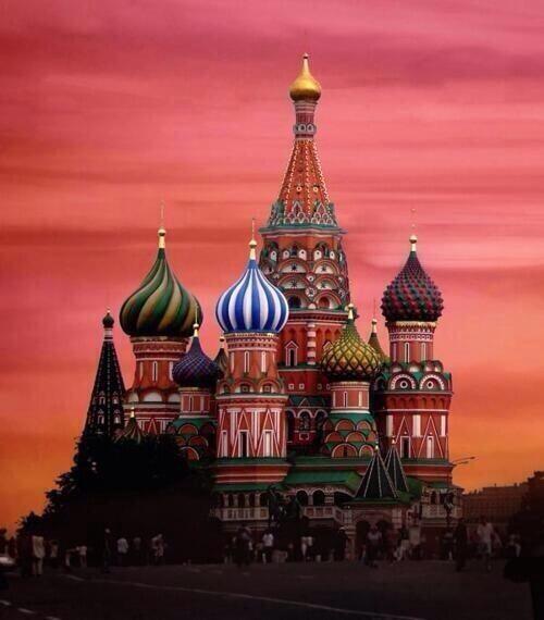 _Paisajes_'s tweet photo. Catedral de San Basilio, Moscú (Rusia). http://t.co/maVq3CiQHu