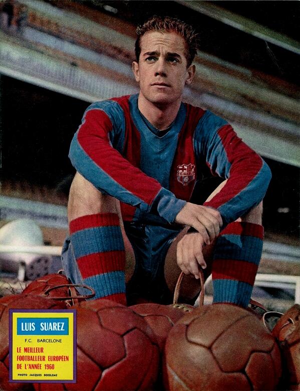 A Football Archive* al Twitter: "Luis Suarez, CF Barcelona, 1960 Ballon  d'Or winner. Source: Football Magazine (via, Foot Nostalgie)  http://t.co/7snsDBSOCY" / Twitter