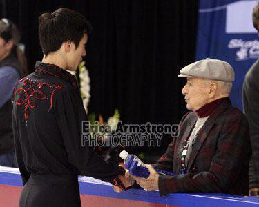 SkateOntario's tweet photo. Patrick Chan with coach Osborne Colson at the 2006 Canadian Figure Skating Championships in Ottawa. #tbt #CTNSC14 http://t.co/A9ZHZ20cRG