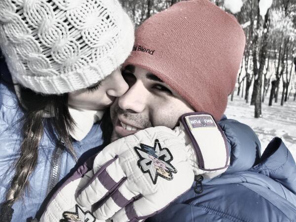 Buenas noches desde Segovia, con la mejor compañía posible <a href="/SandyQukita/">Sandra</a>! #feliz  Shared via #Fotor