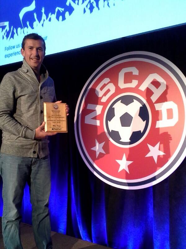 KUSeahawks's tweet photo. Congratulations to Head Women's Soccer Coach Mat Dunn on being named @NSCAA NAIA East Region Coach of the Year!! http://t.co/YJKGTjnZoj