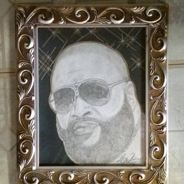 Shubeats's tweet photo. @rickyrozay @TeflonDon305 @MaybachMusicGrp i Think this guy is the @rickyrozay creator by his pencil. So Nice holla http://t.co/GfNzRVWpa6