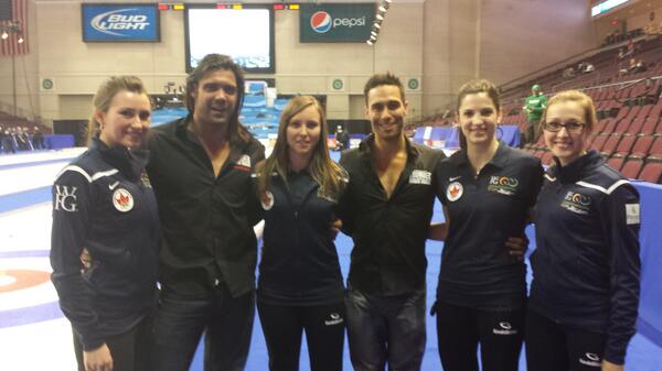 RHoman89's tweet image. Thunder from down under marching us in tonight #vegas #curling #contcup