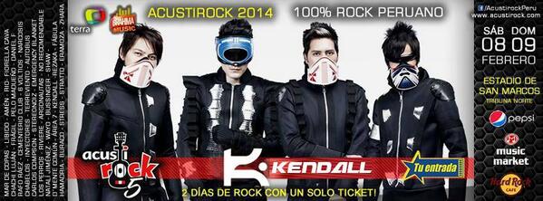jorge_kendall's tweet photo. #Acustirock2014 08 de febrero @kendallband en vivo. Estadio San Marcos http://t.co/AkT5qbkHbO