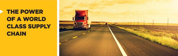 The power of a World class Supply Chain.