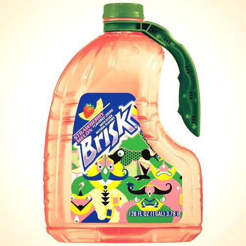 iSuperDuck's tweet photo. To fellow wrestlers. The fuel of Tristan Cobb before wrestling a match! @Brisk #StrawberryMelon Juice! It's amazing! http://t.co/003MTyraLC