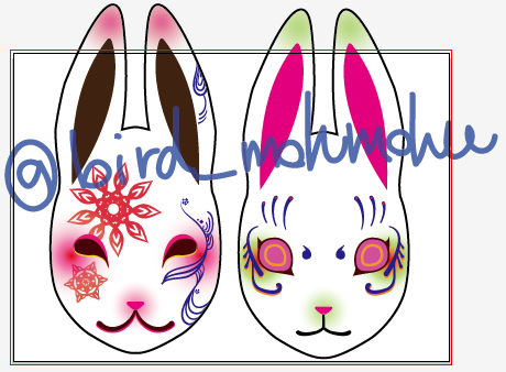 だいきょ屋 12月ふんわり雛龍弐全国で販売中 だいきょ屋は狐面作る人と思われがちですがお面屋です 兎面も作ります 将来的には種類も増やしたいです もう一度いいますだいきょ屋には兎もいますよ というわけで昨日と同じシリーズ兎さんかけました